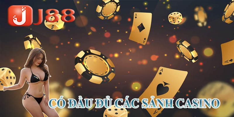 Các trò chơi nổi bật tại Casino J88